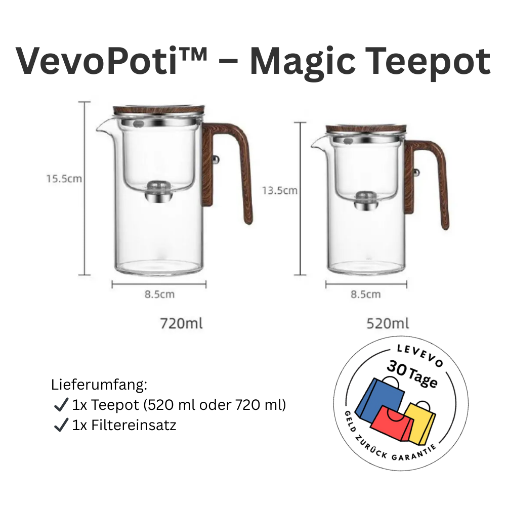 VevoPoti™ – Magic Teepot – Genuss in jeder Tasse!