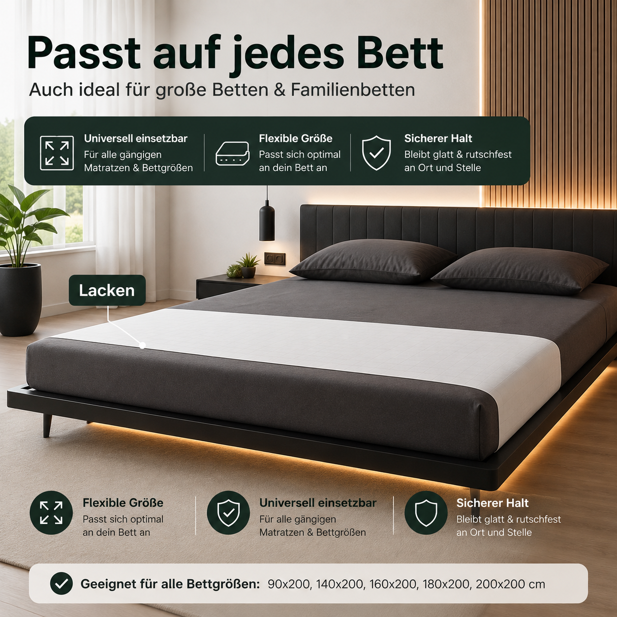VevoStatic™ – Das Erdungs-Bettlaken